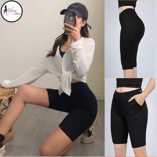 Quần legging đùi,lửng ngố, dài, nâng mông cạp cao siêu co giãn 4 chiều