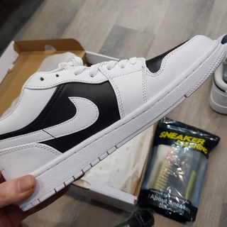 Giày sneaker Air Jordan 1 Low , Giày thể thao Jd1 Cổ Thấp Panda Phối Màu Đen Tặng Kèm Tất