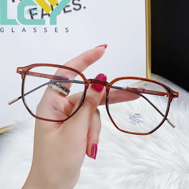 Mắt Kính TR90 Chống Ánh Sáng Xanh TR81231 Dành Cho Nữ