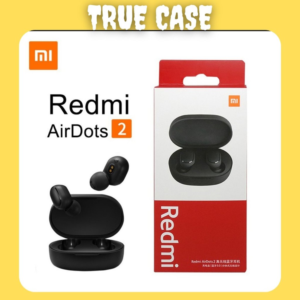 Tai nghe không dây Redmi Airdots 2 - Bluetooth 5.0, True Wireless, nghe nhạc, chế đọ gaming 4 tiếng, thời lượng 12 tiếng