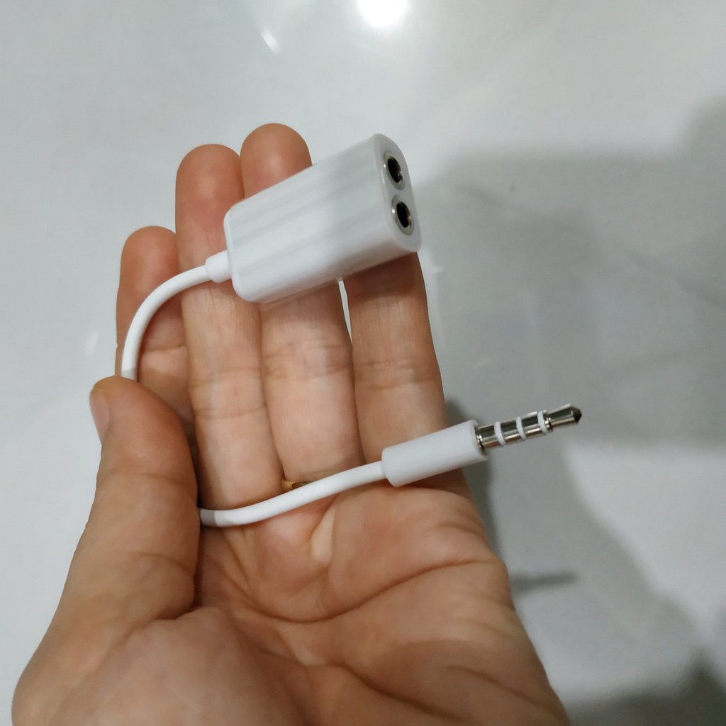 Cáp chia tai nghe 1 ra mic + phone