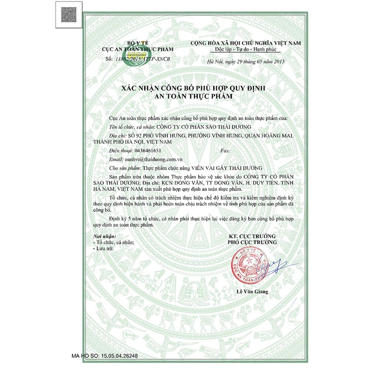 Viên vai gáy Sao Thái Dương hỗ trợ đau mỏi vay gáy rất hiệu quả