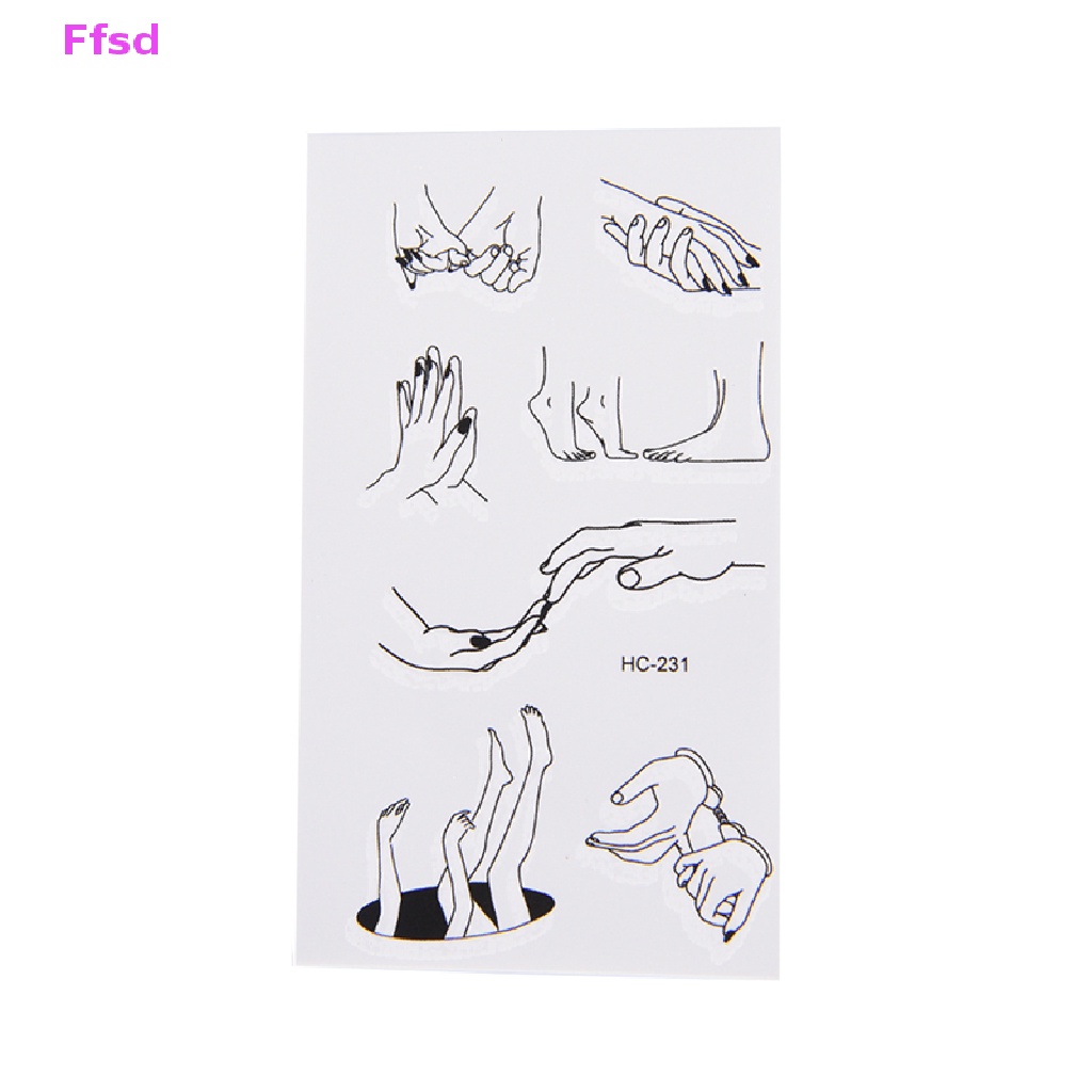 {Ffsd} Hình Xăm Dán Tạm Thời Nghệ Thuật Cơ Thể Quyến Rũ Chống Thấm Nước Bán Chạy