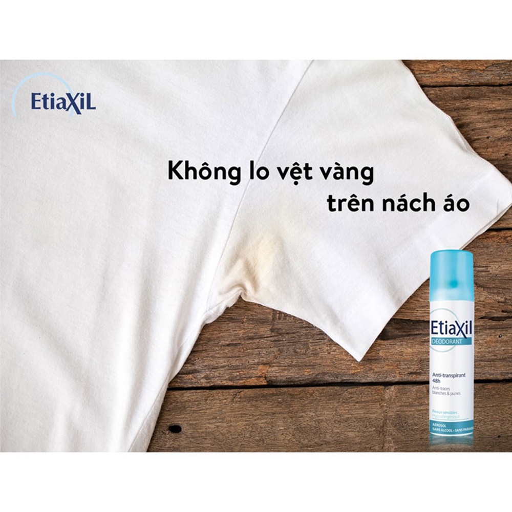 Xịt khử mùi cơ thể và ngăn mồ hôi Etiaxil dòng hàng ngày 48h NPP Shoptido