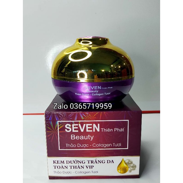 Seven beauty thiên phát kem body thảo dược -colagen tươi