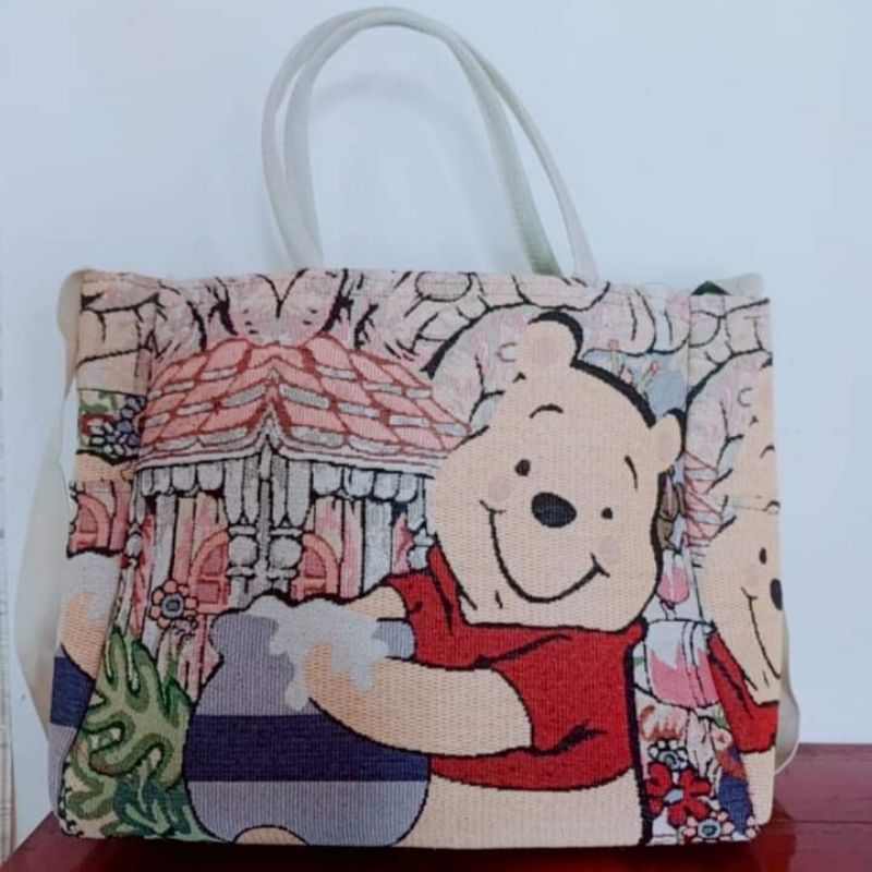 Túi làn thổ cẩm nhiều hình đẹp vừa A4