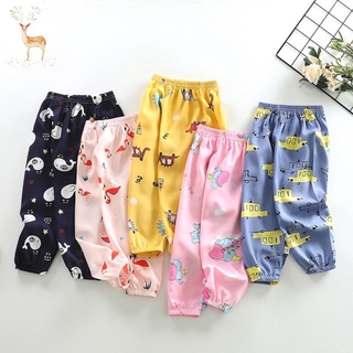 Quần dài cotton siêu mỏng chống muỗi cho bé 1-5 tuổi