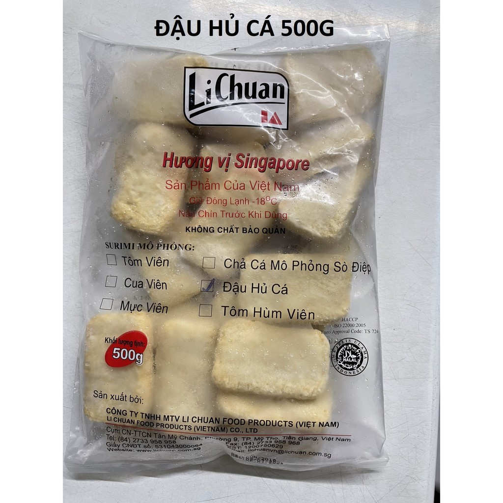 Đậu hủ cá Lichuan 500g [chỉ giao hỏa tốc tại tpHCM] | Shopee Việt Nam