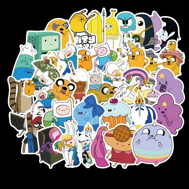 Sticker dán Adventure Time set 15 và 30/ hình dán trang trí Adventure Time