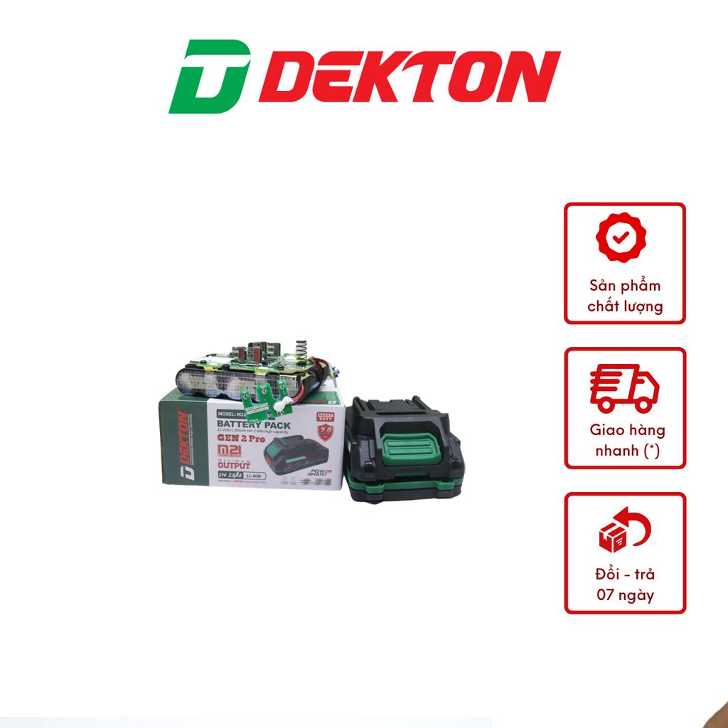 Pin Dekton 2A Nâng Cấp M21-B2000 Plus dung lượng cao chịu nhiệt độ cao