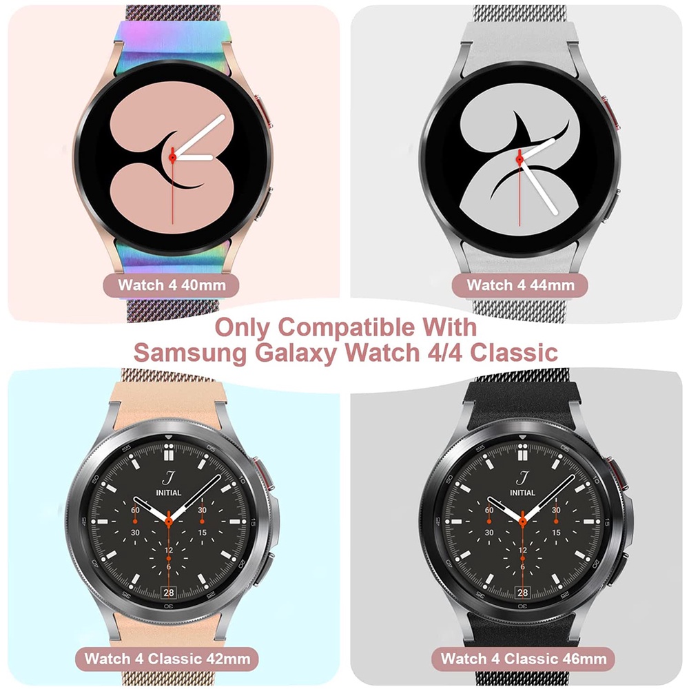 Dây Đeo Thay Thế Chất Liệu Thép Không Gỉ Cho Đồng Hồ Thông Minh Samsung Galaxy Watch 4 Band 40mm 44mm/ Watch 4 Classic 42/44mm