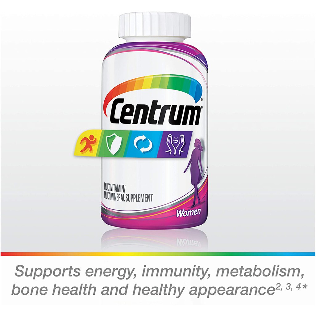 CENTRUM SILVER WOMEN 50+ 200 viên của Mỹ