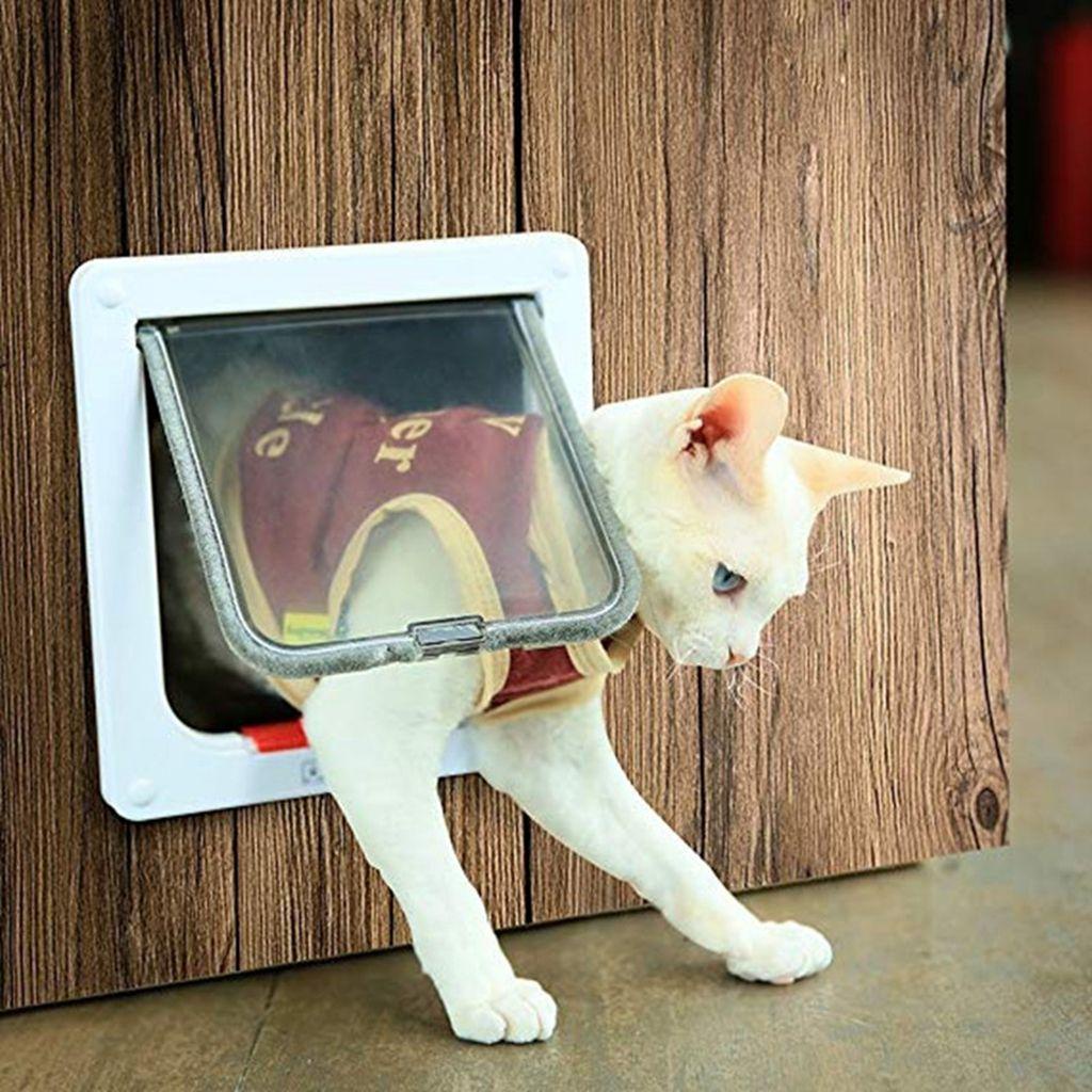 1 Cửa Ra Vào 4 Chiều Bằng Nhựa ABS Dành Cho Thú Cưng