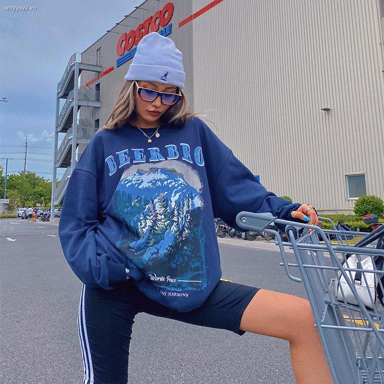 Áo len nữ dài tay cổ tròn thời trang Hàn 2021 | BigBuy360 - bigbuy360.vn