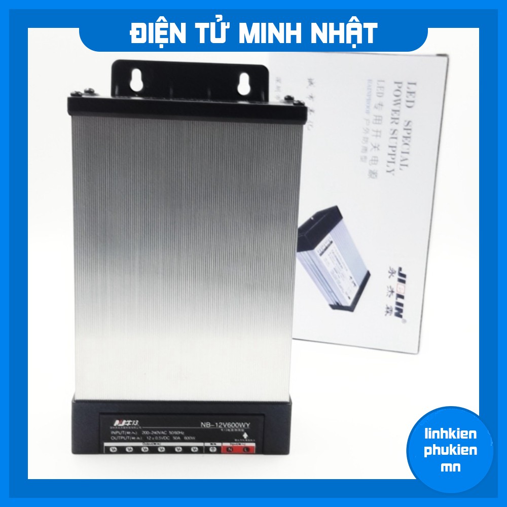 Nguồn Tổ Ong 12V50A 600W Ngoài Trời, Nguồn Tổ Ong 12V 50A 600WN goài Trời