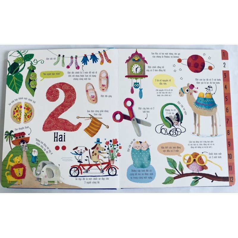 Sách - Big Book of numbers - Cuốn sách khổng lồ về các con số