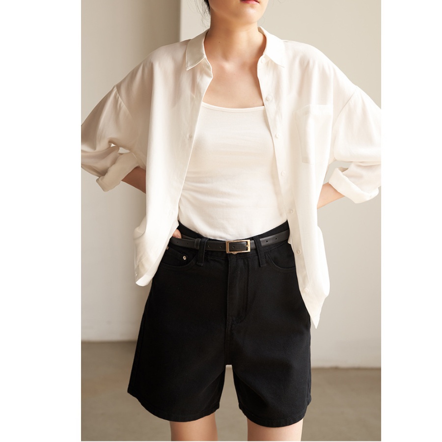 Quần Lửng Ngố Kaki Lưng Cao, Quần Short Mùa Hè Form Ullzang Có Bigsize 70kg(KKN)