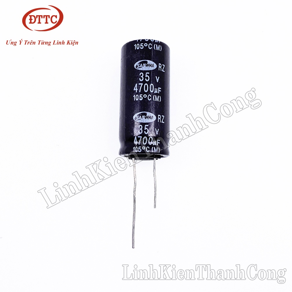 Tụ Hóa SAMWHA 4700uF 35V 18x40mm