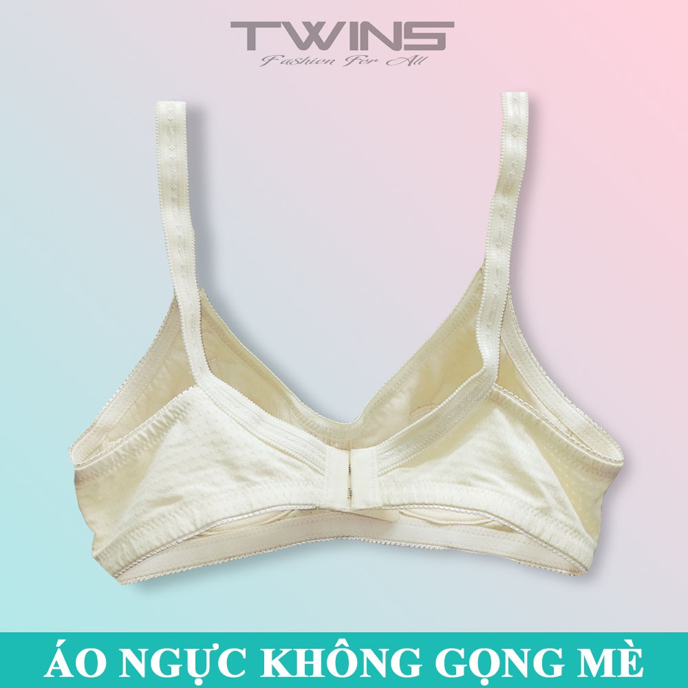 Áo ngực không gọng nữ chất cotton mút mỏng mềm mịn thông hơi bigsize ôm nguyên ngực size 34-36-38-40-42 (áo mè)