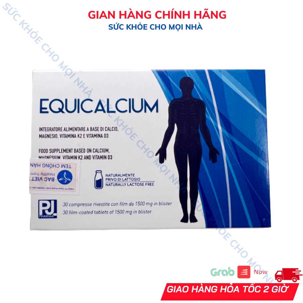 Equicalcium bổ sung calcium vitamin d3 vitamin k2 cho phụ nữ có thai cho con bú.suckhoechomoinha