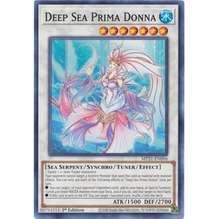 Thẻ bài Yugioh - TCG - Deep Sea Prima Donna / MP21-EN066'