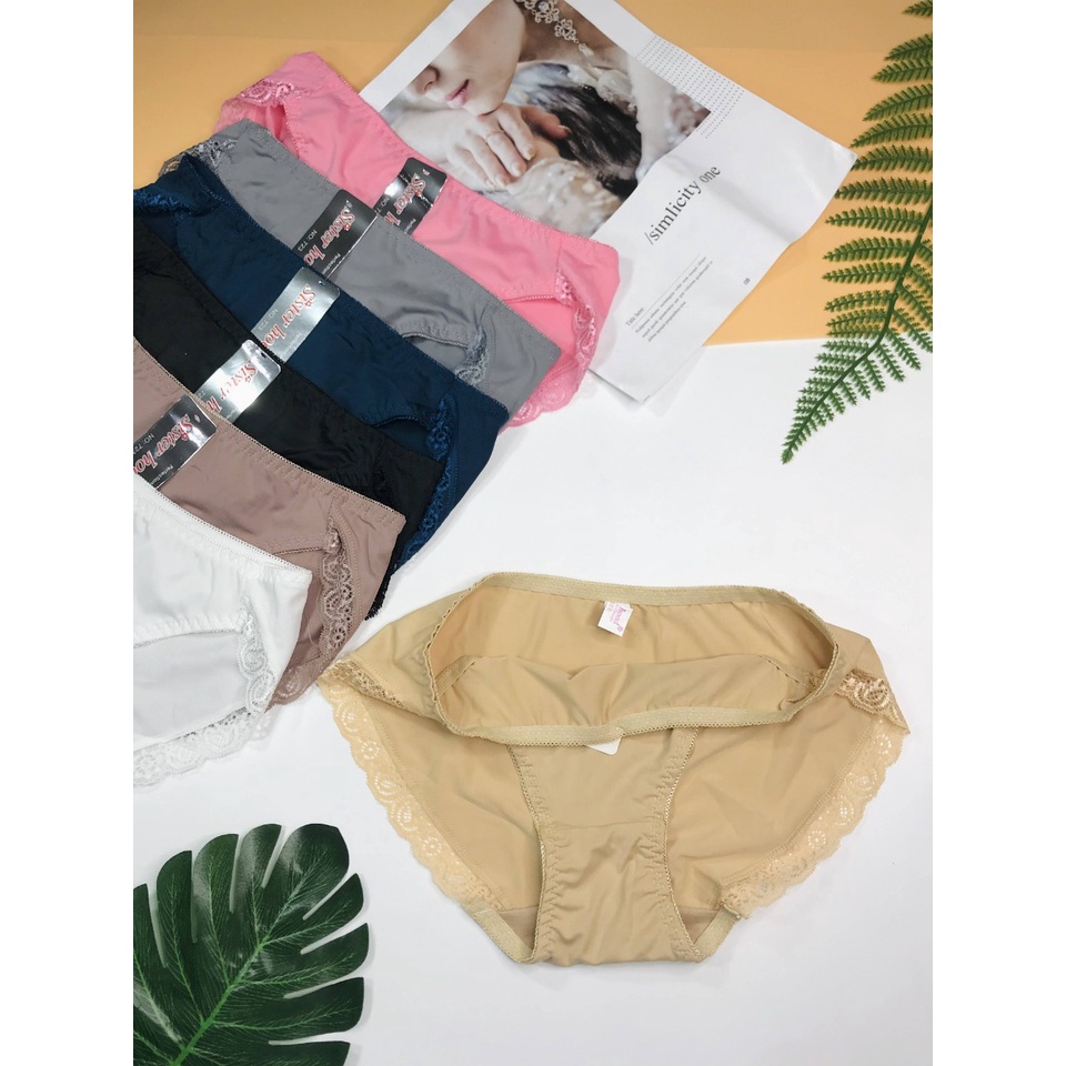 Quần lót nữ Thái Lan ống rộng thun lạnh mềm mát hàng Sisterhood 723 Nhập khẩu Thái Lan