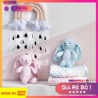 Chăn lông tuyết kèm gấu bông Popular [Siêu mềm]