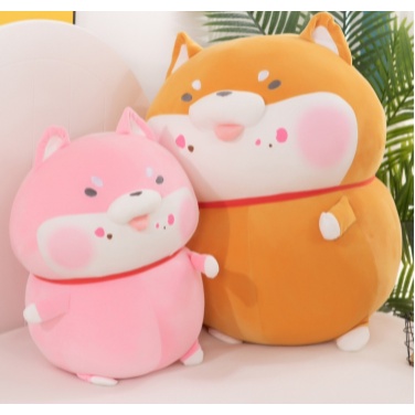 Shiba bông má hồng G3b34 gấu bông chó bông cute dễ thương 30cm