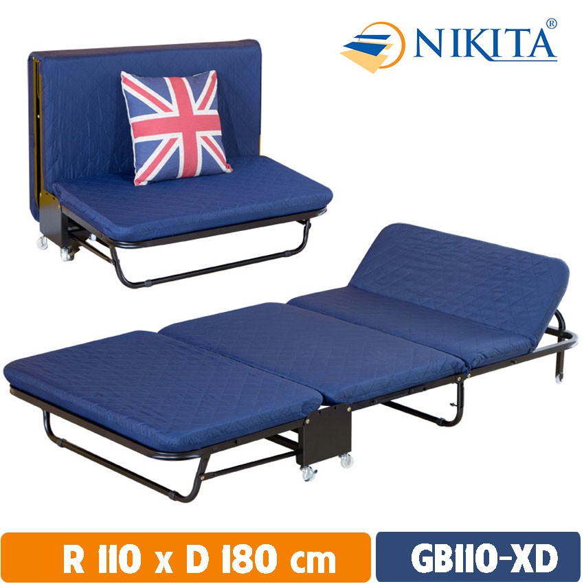 Giường gấp gọn đa năng, NIKITA GB110, Rộng 110cm Dài 180cm