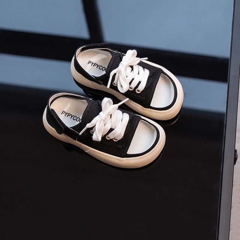 [Hàng Mới Về] Giày Sandal Quai Dán Đế Mềm Chống Trượt Thoải Mái Thời Trang Mùa Hè Cho Bé Trai Và Bé Gái