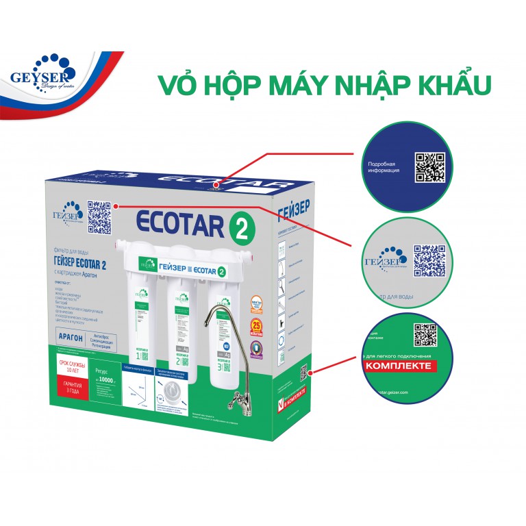 Máy lọc nước Nano Geyser ECOTAR 2