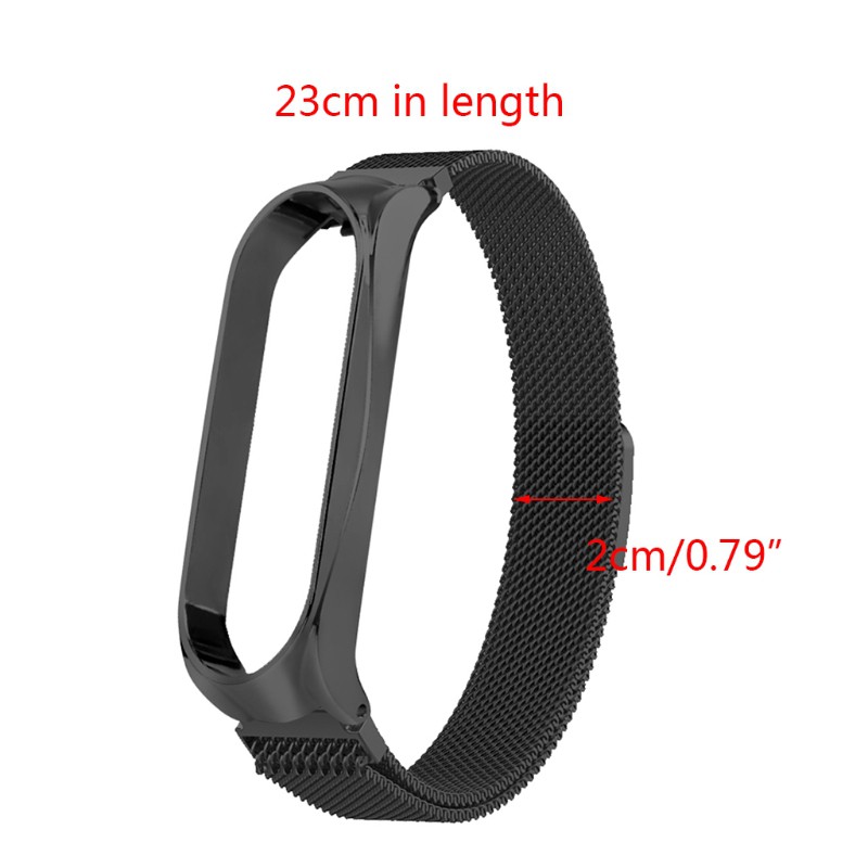 Dây Đeo Thay Thế Chất Liệu Kim Loại Dạng Lưới Thời Trang Cho Mi Band 6