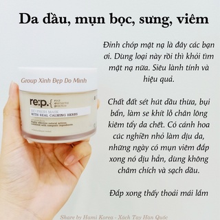 Mặt nạ đất sét Hoa Cúc Re:p 130ml