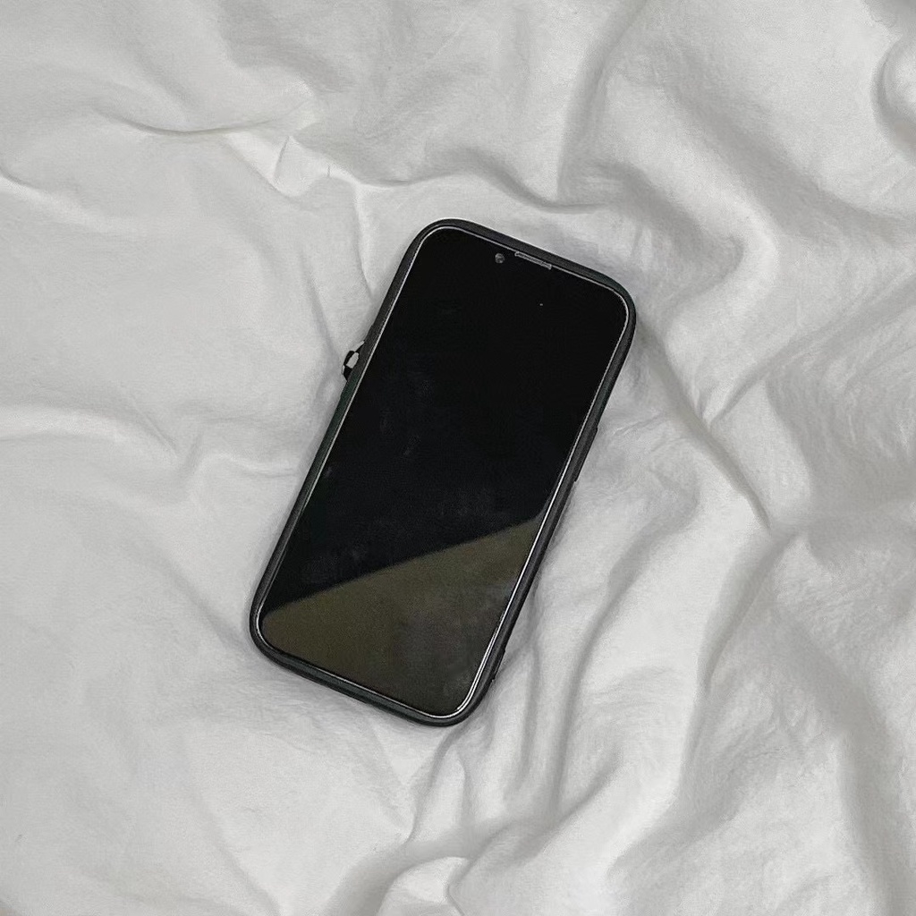 Ốp Điện Thoại Màu Đen Họa Tiết Hoa Xinh Xắn Cho Iphone 14promax 13 Pro Max Xr X / Xs Xs Max 11 11 Pro 11Promax 12 12 Pro 12pro Max
