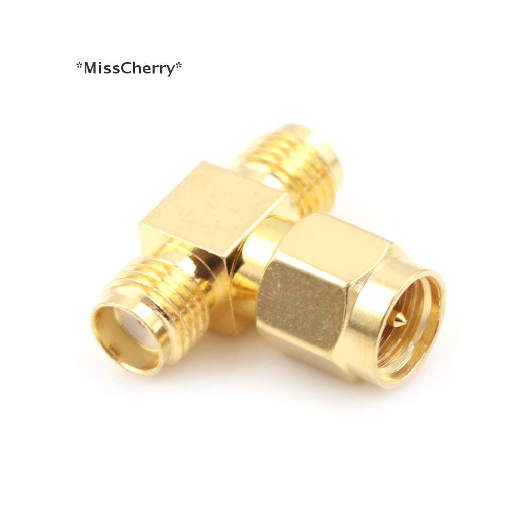 Đầu Nối SMA Male Sang 2 Dual SMA Female T Type RF Coaxial 3 Chiều [Hot]