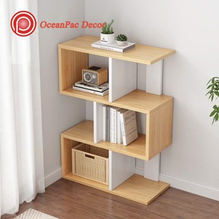 Kệ Sách Gỗ Ziczag OeanPac Kiểu Dáng Độc Đáo đơn giản mà đẹp (MS: 001)