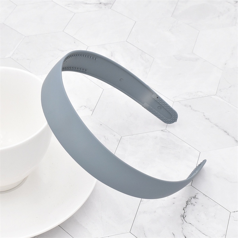 Băng Đô Cài Tóc Bằng Nhựa Mặt Nhám Màu Kẹo Chống Trượt Thời Trang