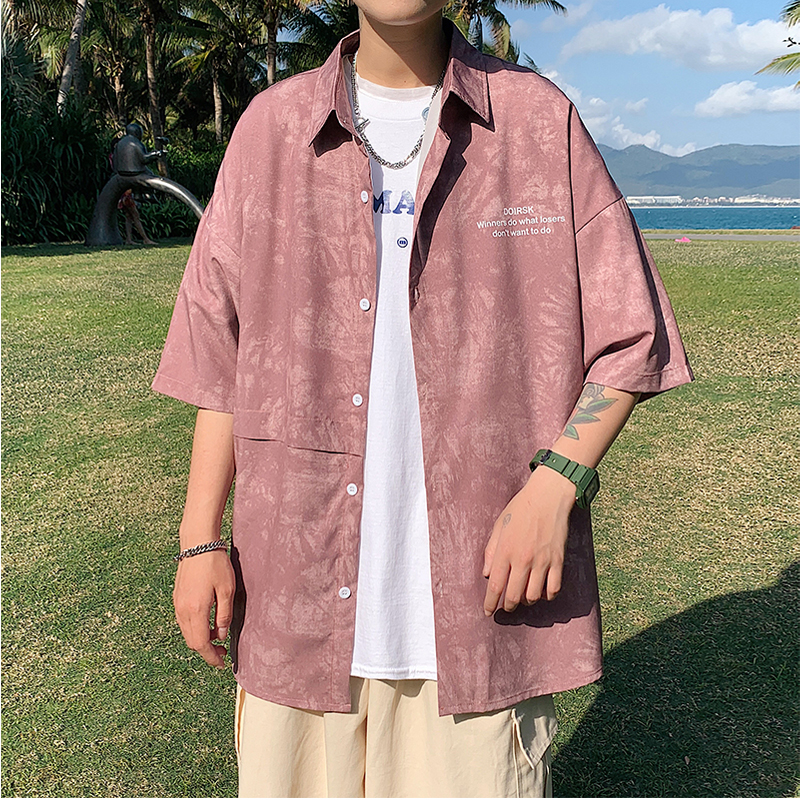 Áo sơ mi tay ngắn thời trang thịnh hành cho nam | BigBuy360 - bigbuy360.vn