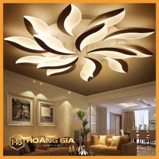 Đèn led 15 cánh ốp trần, đèn ốp trần trang trí phòng khách cao cấp
