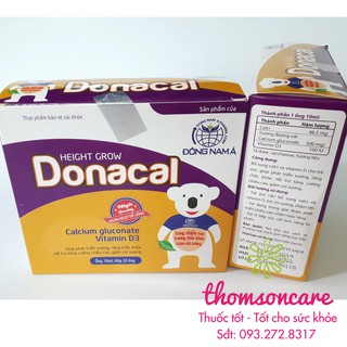 Donacal bổ sung Canxi và vitamin D3 cho bé - Dạng siro