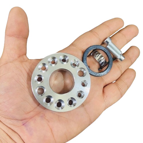 Thớt xoay bình xăng, co xăng chất liệu nhôm gắn được nhiều loại xe
