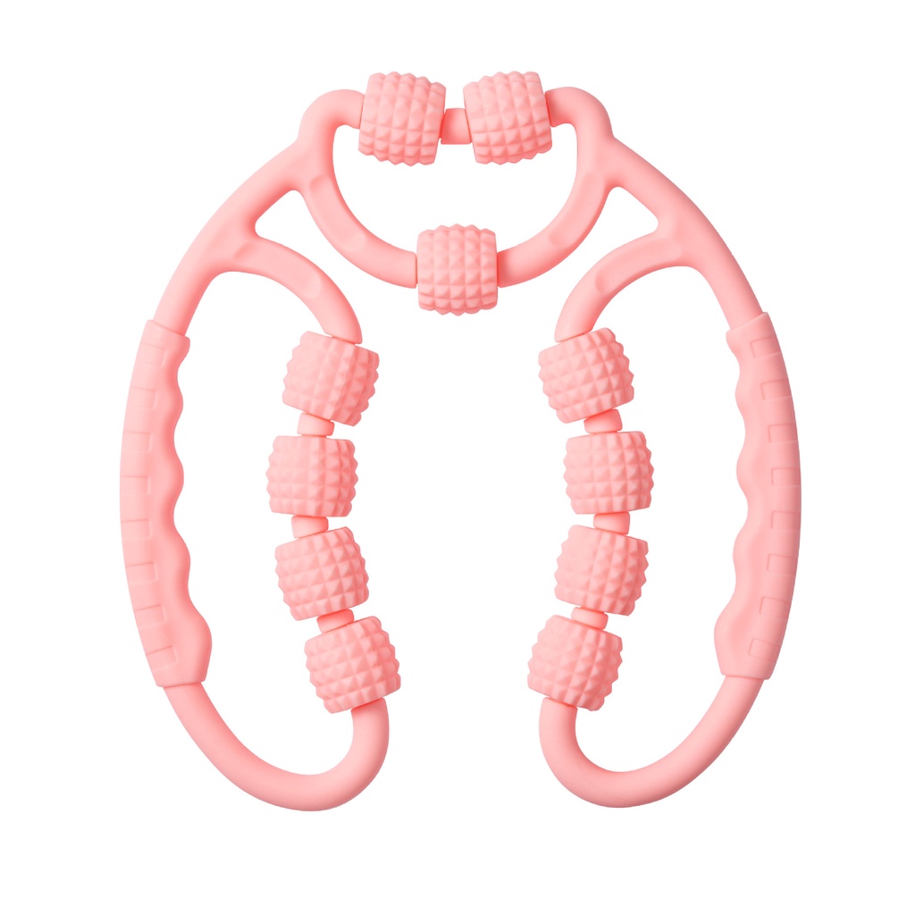 Con Lăn Massage Cơ Bắp Chữ U 5 và 11 Bánh Tiện Lợi, Dùng Tập Yoga, Có Thể Mở Rộng 60CM Giúp Thư Giản, Thon Cơ