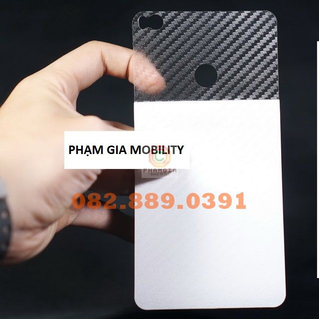 Miếng dán mặt lưng skin carbon Xiaomi Mi Max 2