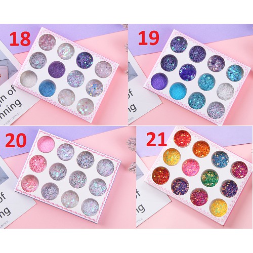 TẶNG KÈM KEO SET NHŨ MẮT GLITTER MAKEUP KIRA KIRA KIM TUYẾN