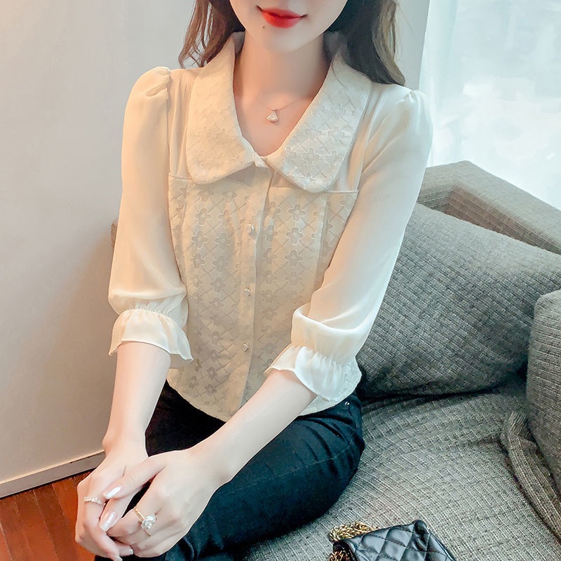 Áo Ren Tay Lửng Phong Cách Hàn Quốc Cho Nữ