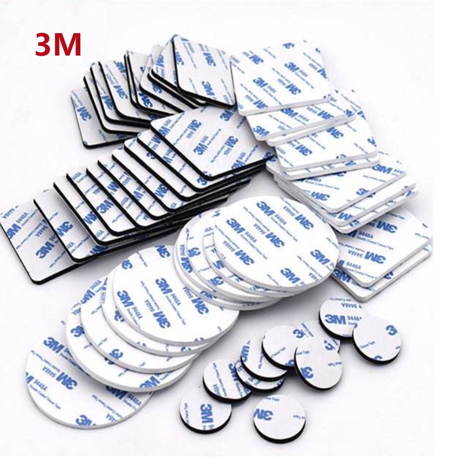 Set 10 cuộn băng keo hai mặt 3M màu trắng