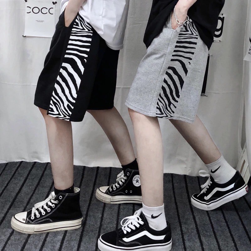 [Mã FAMAYWA giảm 10K đơn 50K] Quần đùi phối KA Closet chất umi hàng dầy đẹp 2 màu Đen, Xám, unisex nam nữ mặc được | BigBuy360 - bigbuy360.vn