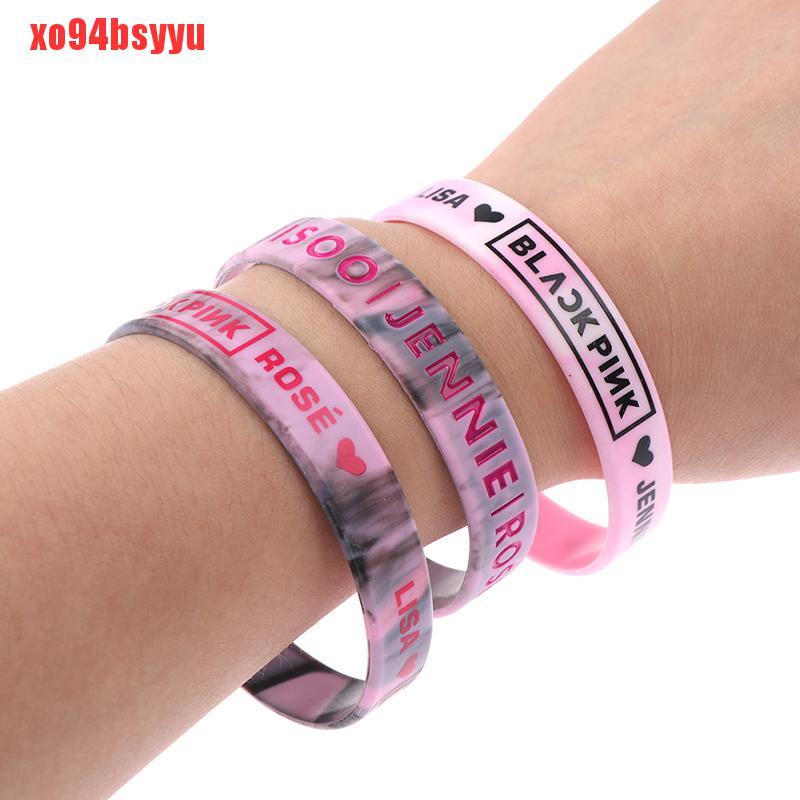 Vòng Tay Silicone [Xo94Bsyu] BLACKPINK LISA JISOO ROSE