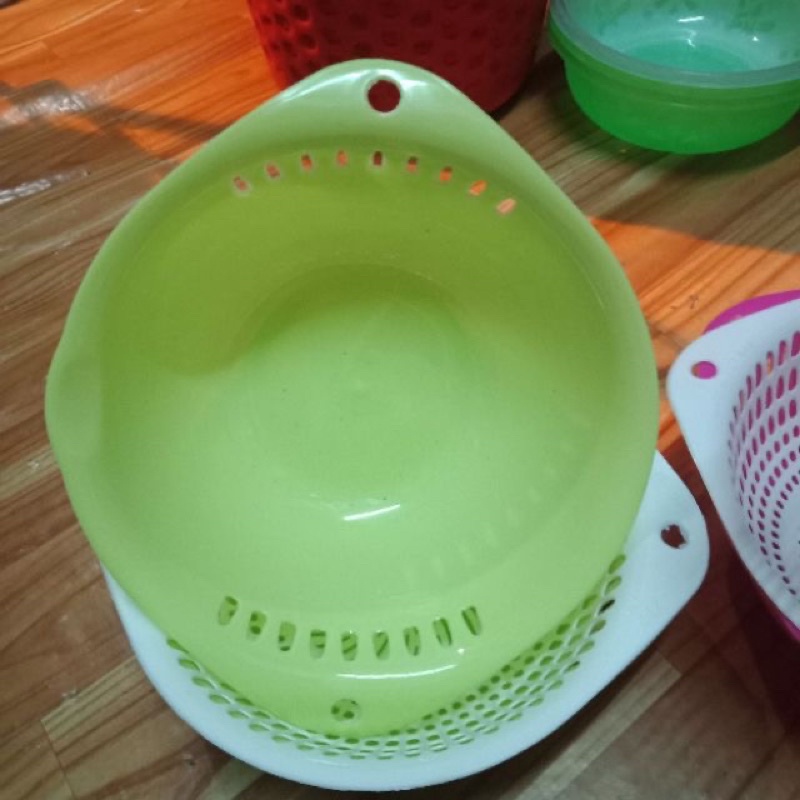 Bộ rổ thau tròn nhựa Vĩ Hưng mini dể thương
