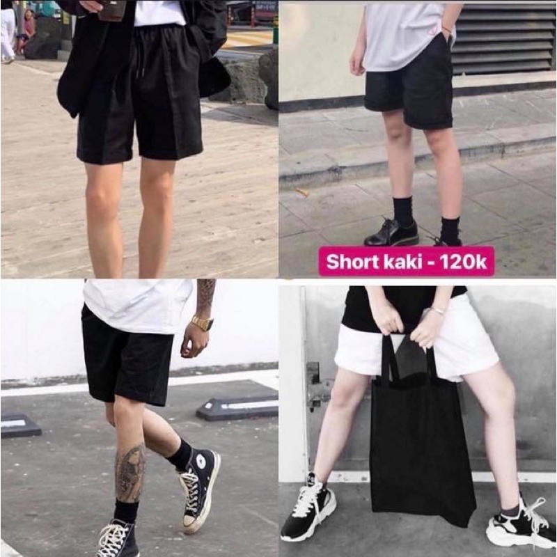 Quần shorts kaki Unisex Nam Nữ siêu đep